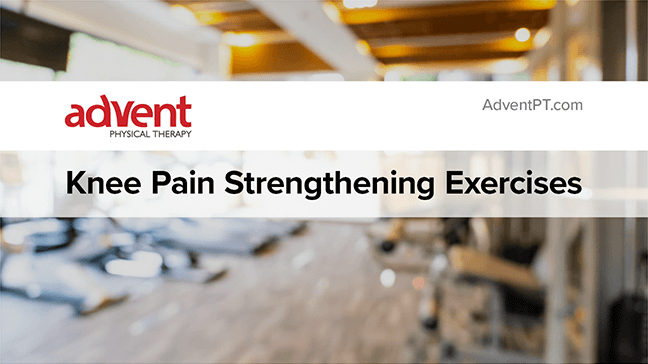 Knee Pain Strengthening Exercises Thumbnail