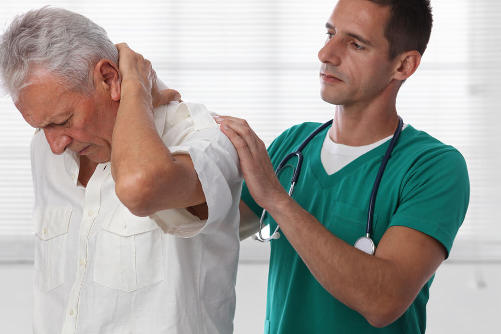 neck pain when looking down
